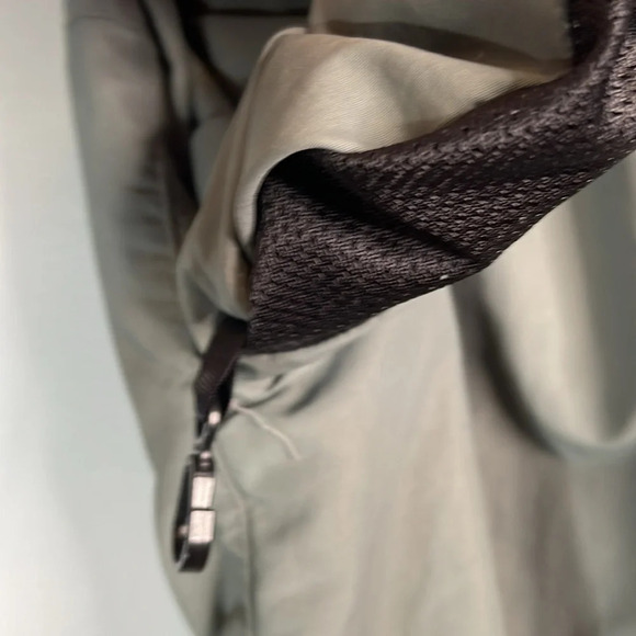 MEC Mens Mountain Equipment Co-op Nylon Wind Pants Grey Elastic Drawstring L - Picture 5 of 12